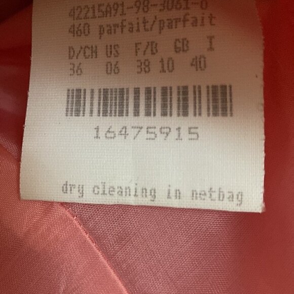 RENA LANGE coral tweed blazer - Picture 5 of 6